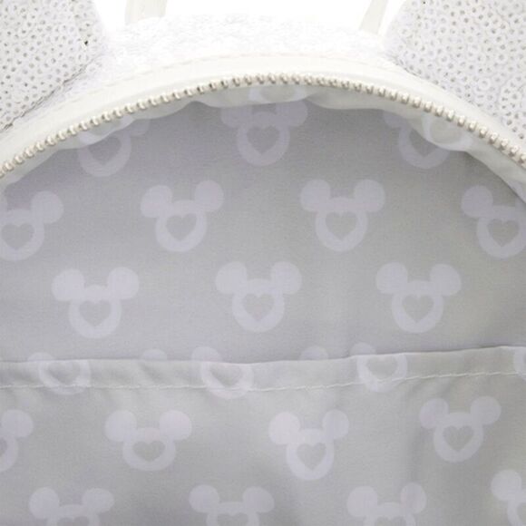 Loungefly Disney Minnie Mouse Sequin Wedding Mini Backpack